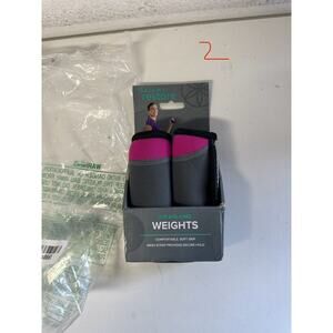 Gaiam Restore 2LB Comfortable Mesh Strap Walking Weights NIB